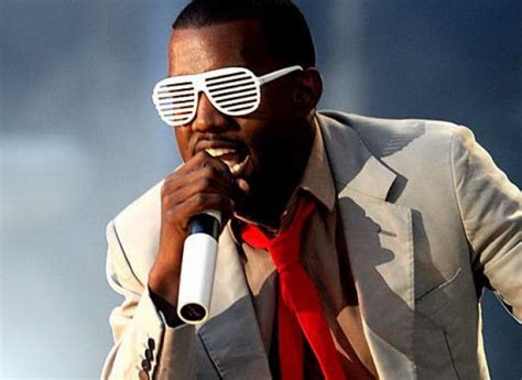 kanye west striped sunglasses.